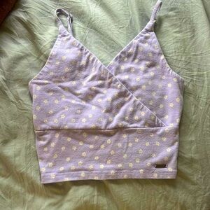 Hollister floral crop top